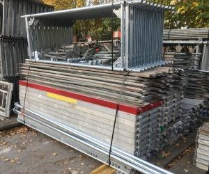 Lot 100m² échafaudage de façade Layher d’occasion