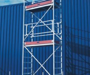 Echafaudage roulant en alu 6,20m