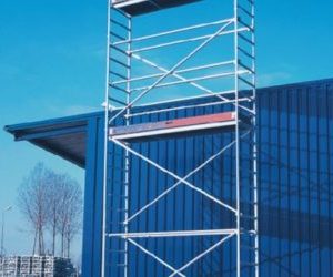 Echafaudage alu roulant: 8,20 x 2,85m