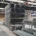 Echafaudage multidirectionnel Layher: 500m² garde-corps définitif