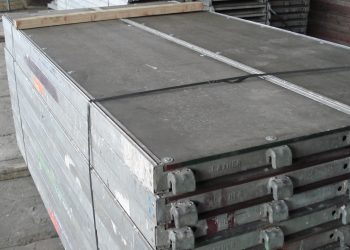 Echafaudage cadres alu 500m², planchers de 2,57m