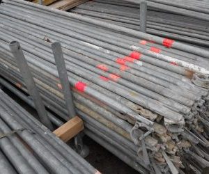 Diagonale Layher échafaudage facadier d’occasion