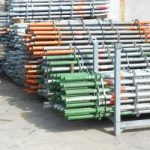 Echafaudage multidirectionnel Layher: 2.000m² garde-corps définitif