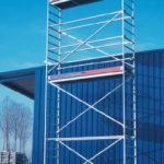 Echafaudage alu roulant: 8,20 x 2,85m