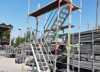 Tour d’escaliers d’occasion 6m Layher